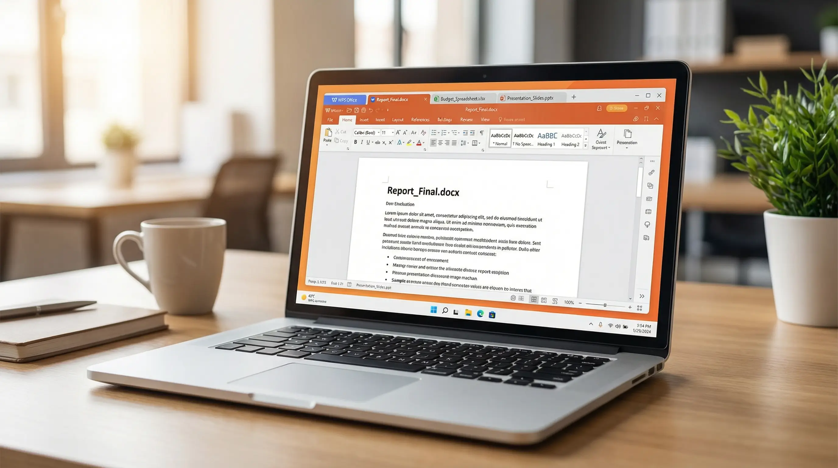 Wps office 下载中文版界面截图